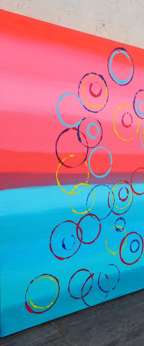 Circles, 40x50 cm by Davide De Palma