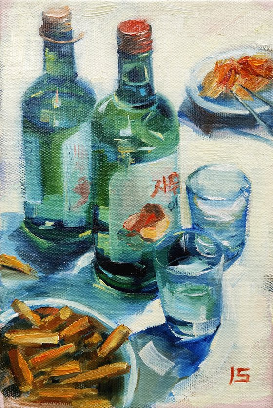 Soju with friends