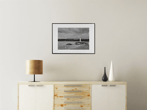 " Lighthouse. Leman lake. Geneva "  Limited edition 1 / 15