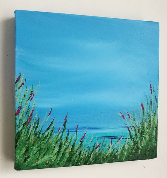 To the Sea - Great gift for Beach Lovers; Modern Art Office Decor Home Seascape