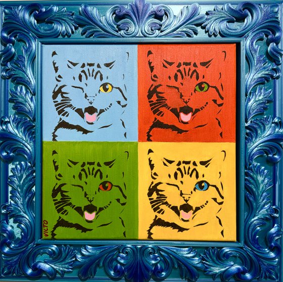 Cat Visiting Warhol