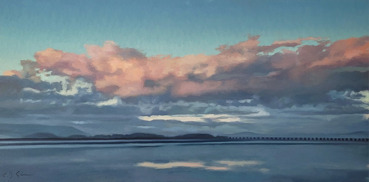 Winter Afternoon on the Kent Estuary by Christopher  Gill