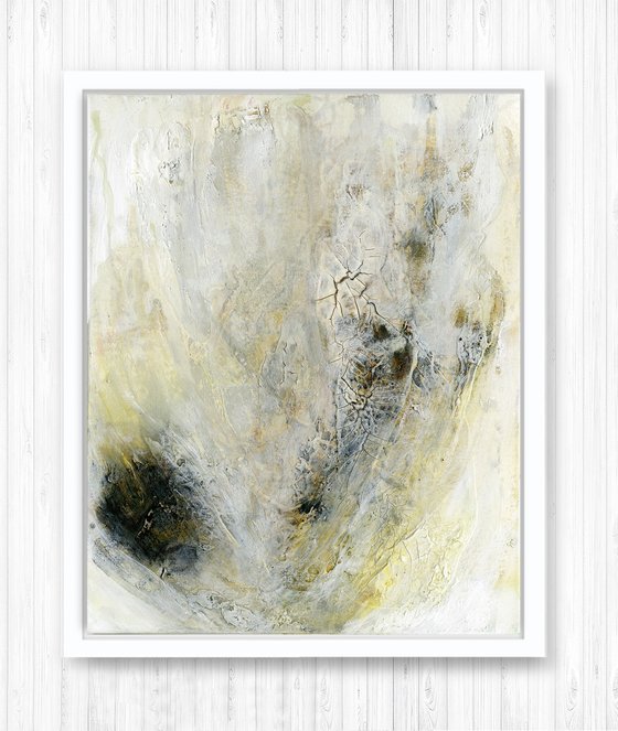 Simple Prayers 2 - Textured Abstract Painting by Kathy Morton Stanion