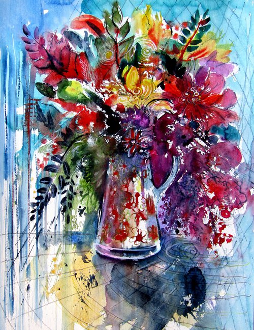 Colorful life with flowers II by Kovács Anna Brigitta