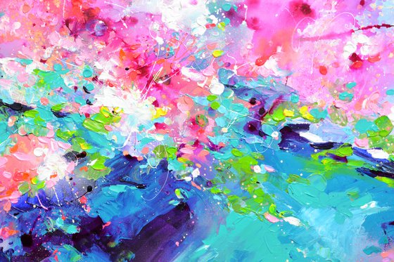 Fresh Moods 91 - Large Abstract Colourful Painting