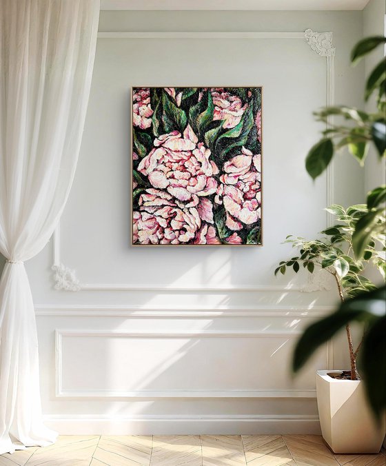 Pink peonies