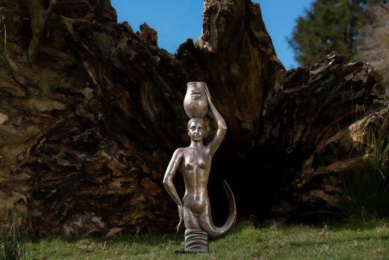 Oregon Mermaid Bronze Resin