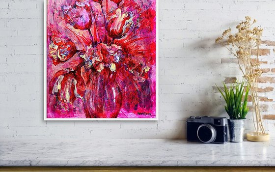 Fantasy with Flowers 338: paper 59x42cm