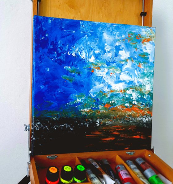 Landscape with a lake 1