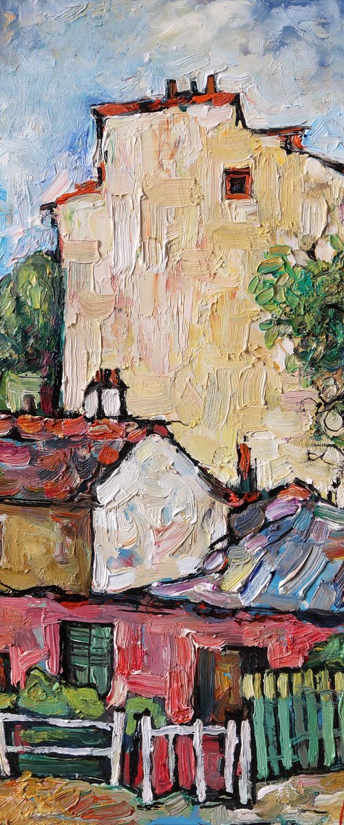 light of Montmartre by Nikifor Swiristuhin