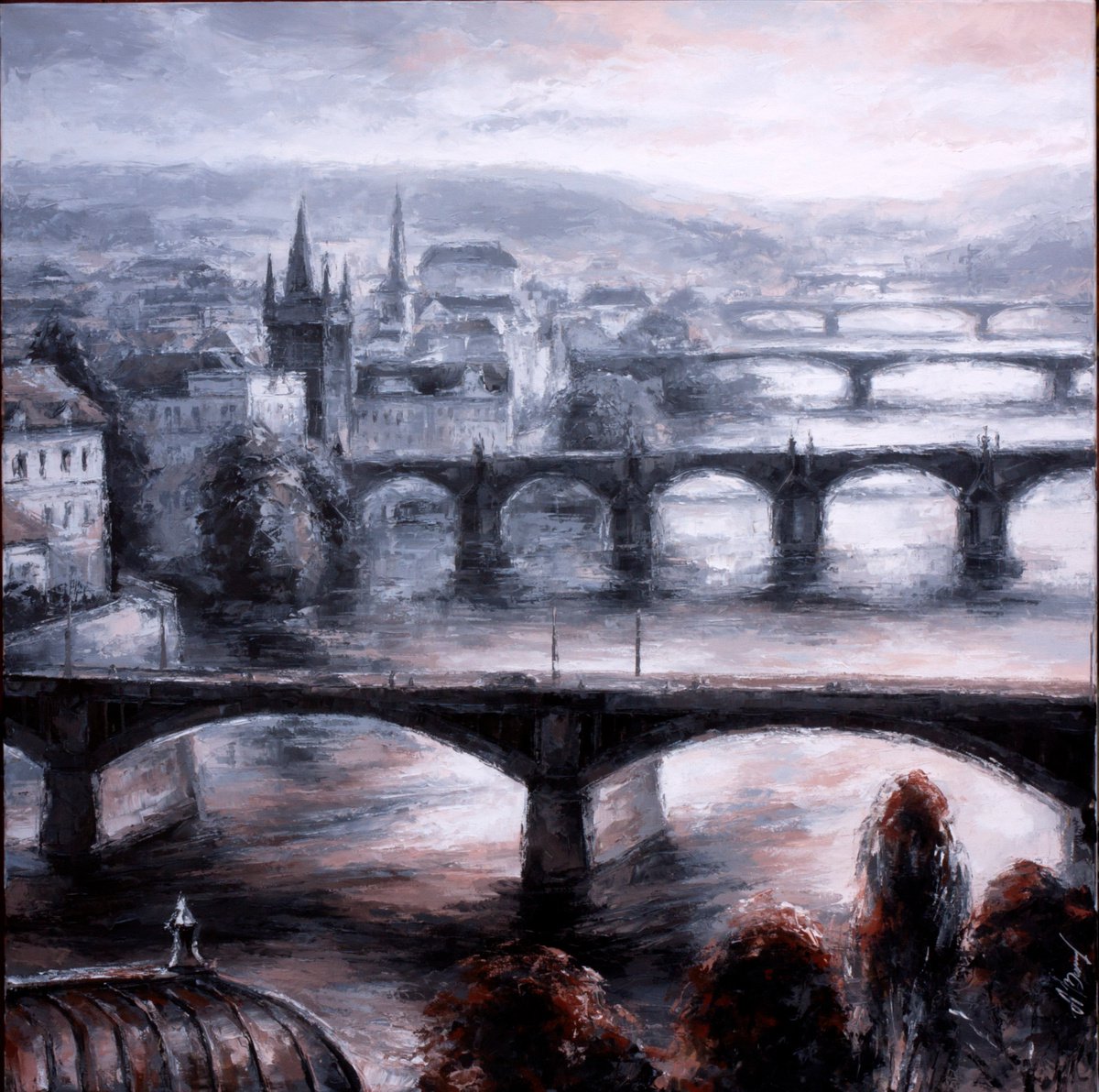 Prague bridges by Alexandr Klemens