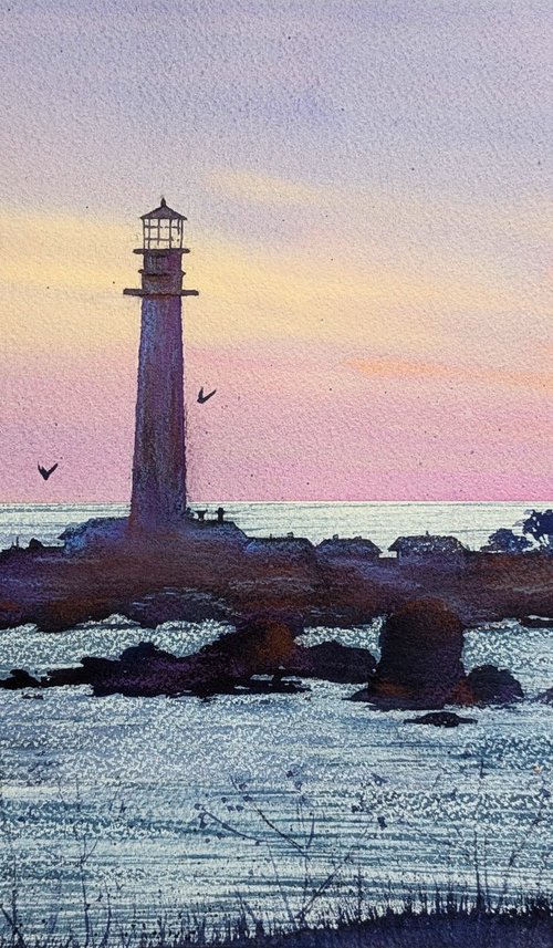 Pigeon Point Lighthouse by Marina Omelianenko