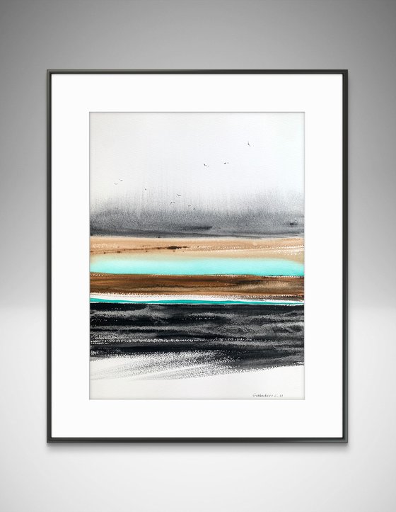 Abstraction River in valley #2