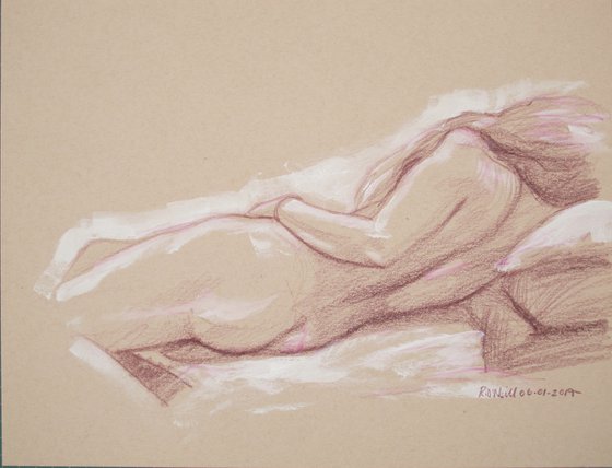 Reclining female nude