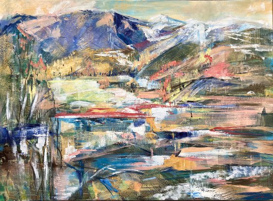 Lake in the mountains