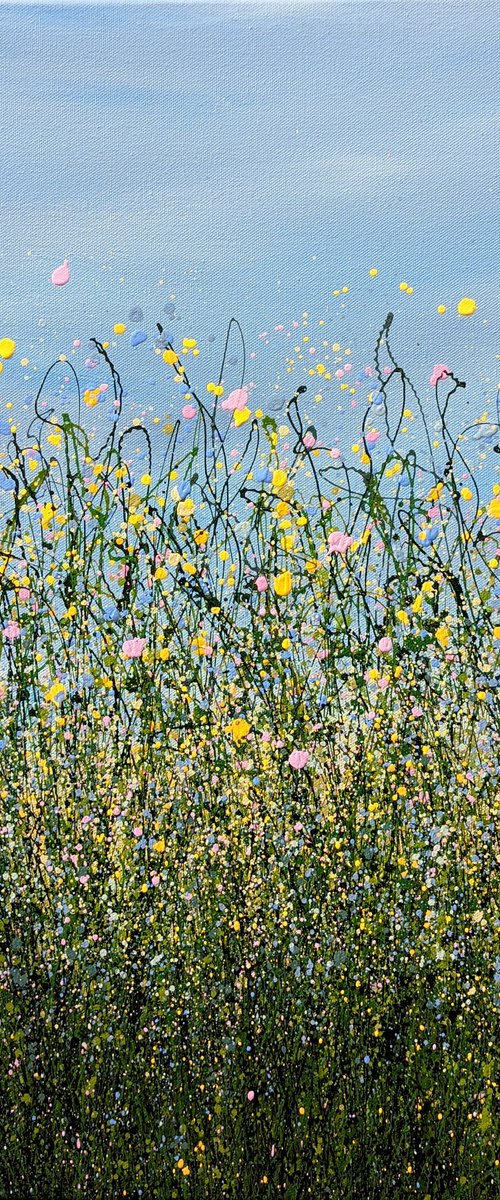 Muted Spring Meadow by Lucy Moore