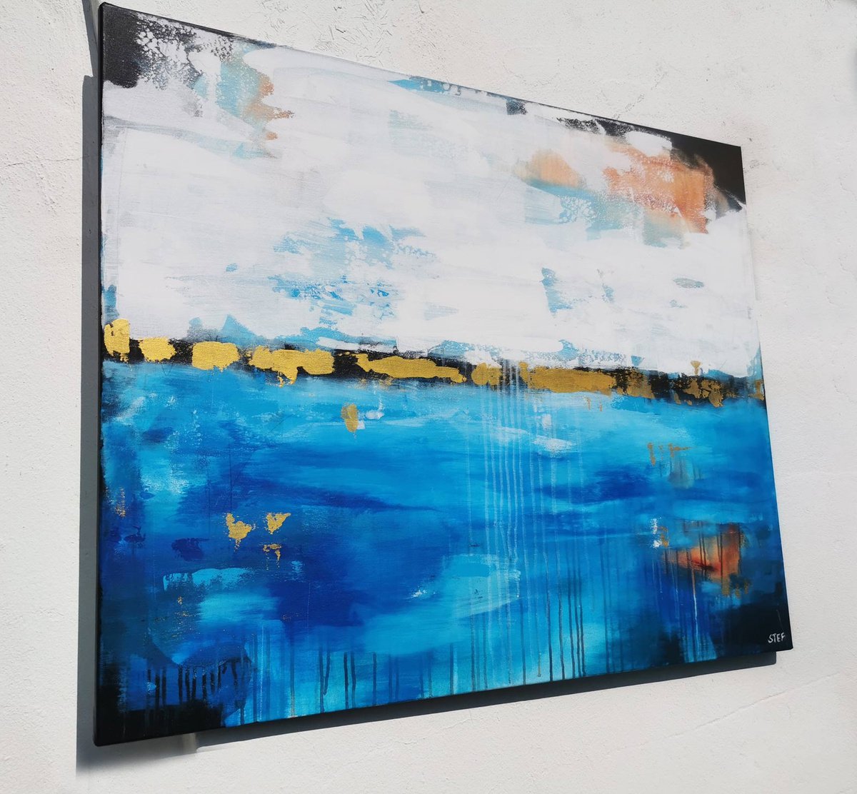 Another Day At The Sea #8 By Stefanie Rogge, 39 X 31, Artwork For Sale On Artfinder