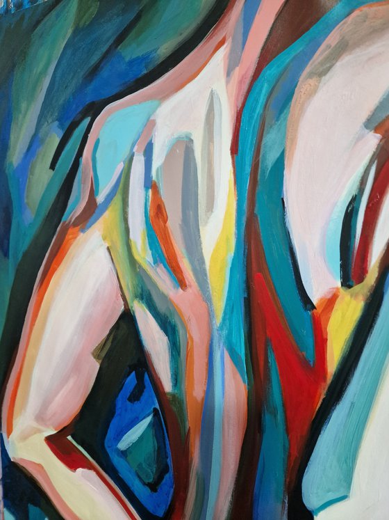 Nude Abstract / 92 x 67,5 cm