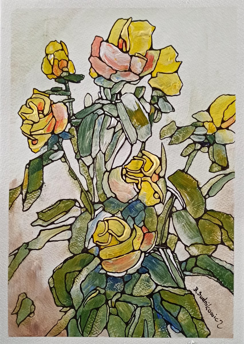 Rose bouquet by Beta Sudnikowicz
