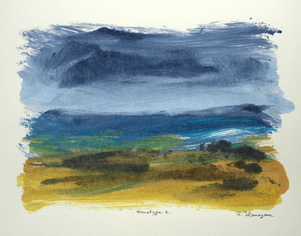 Monotype 2 by Aidan Flanagan Irish Landscapes