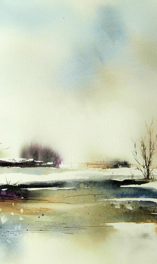 Reflect, Original Watercolour Painting. by Graham Kemp