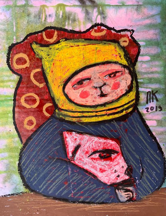 Boy and dog