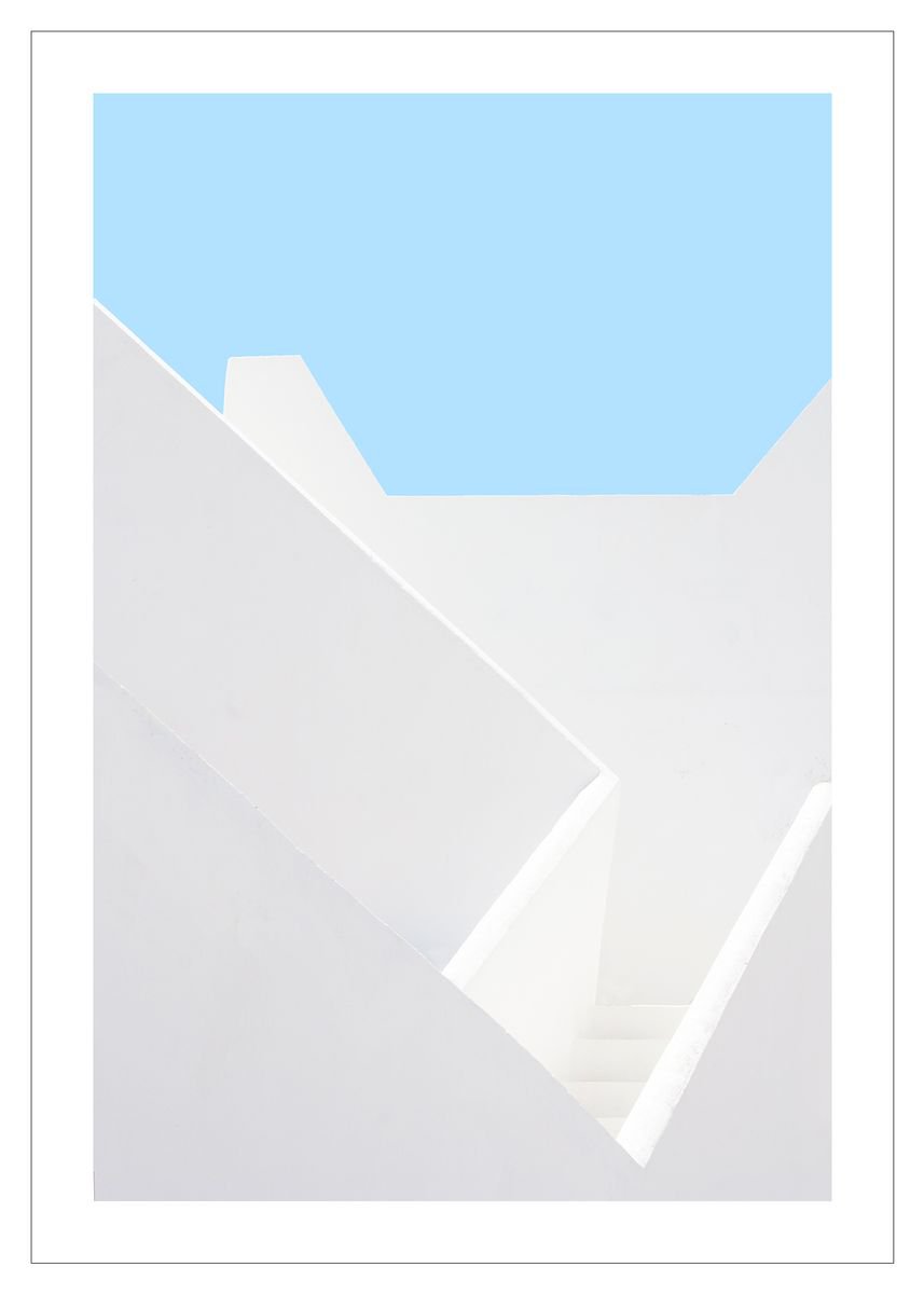 Geometric Cityscapes Photograph By Beata Podwysocka, 20 X 28, Greek Reminiscences 1, Original Artwork