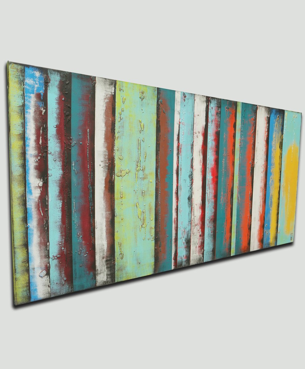 Yellow Panels By Ronald Hunter, 71 X 35, Artwork For Sale On Artfinder