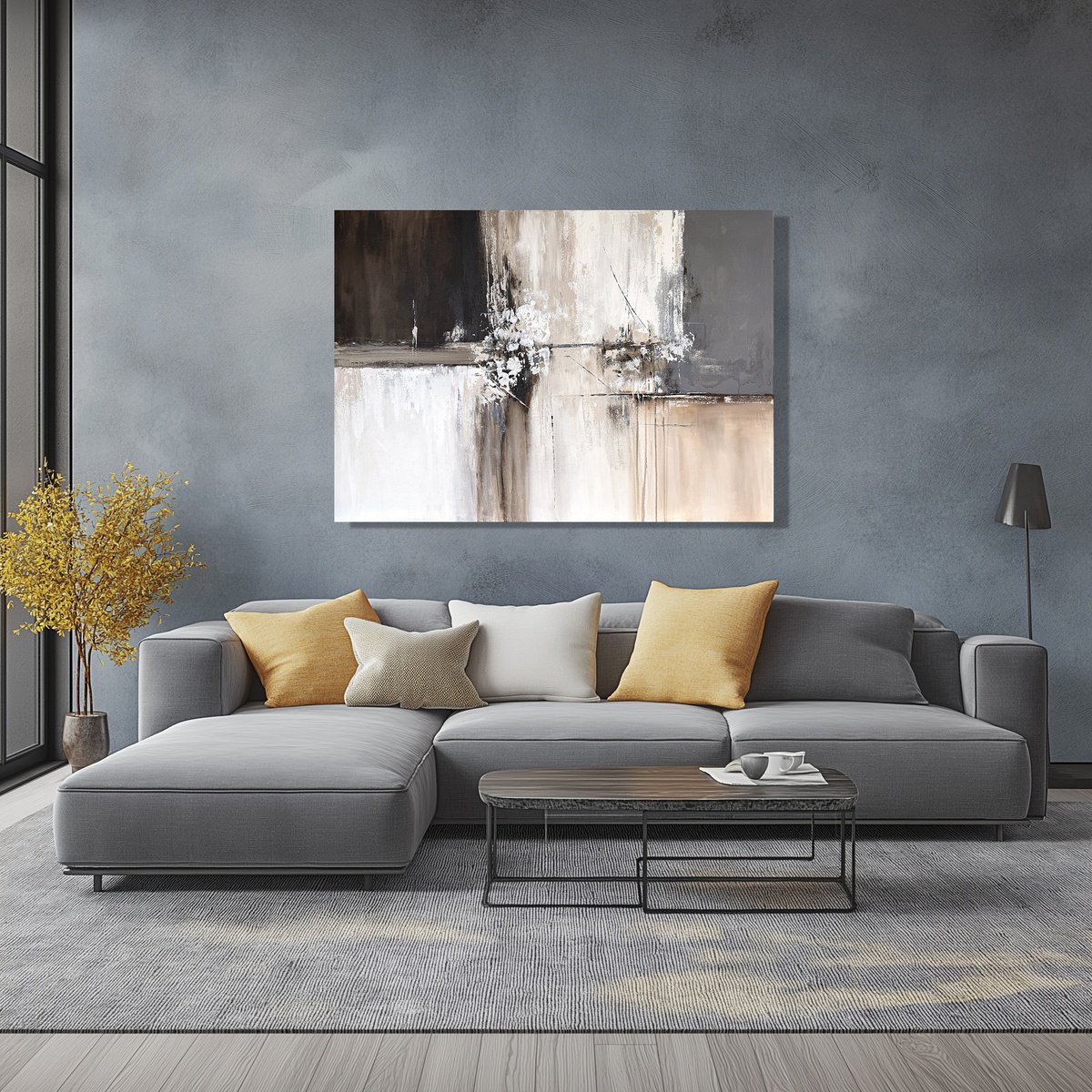 Taupe Construct By Tatiana Malinovscaia, 55 X 39, Artwork For Sale On Artfinder