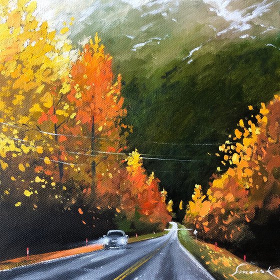 Autumn road