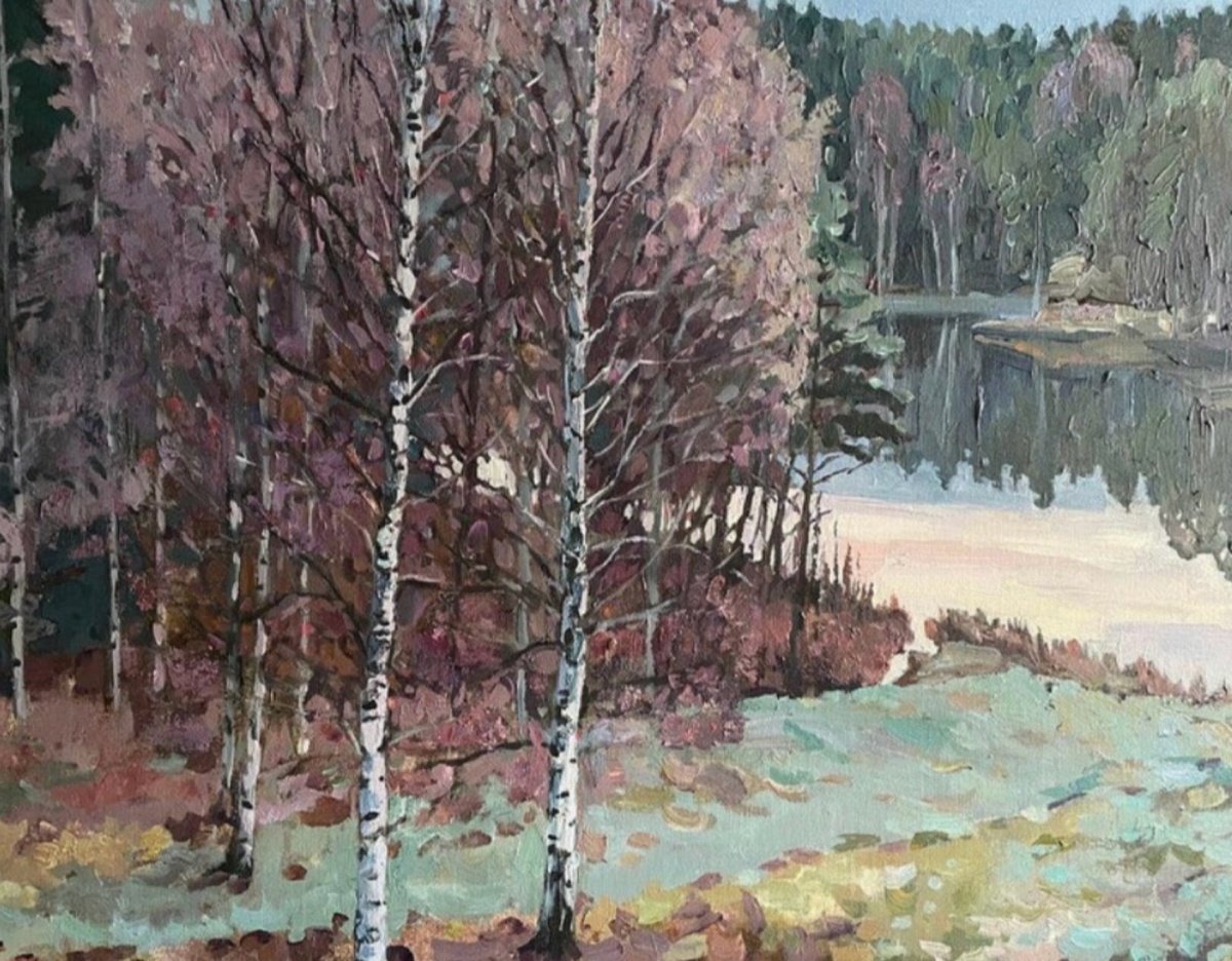 Autumn Silence By Nadezda Stupina, 35 X 28, Artwork For Sale On Artfinder