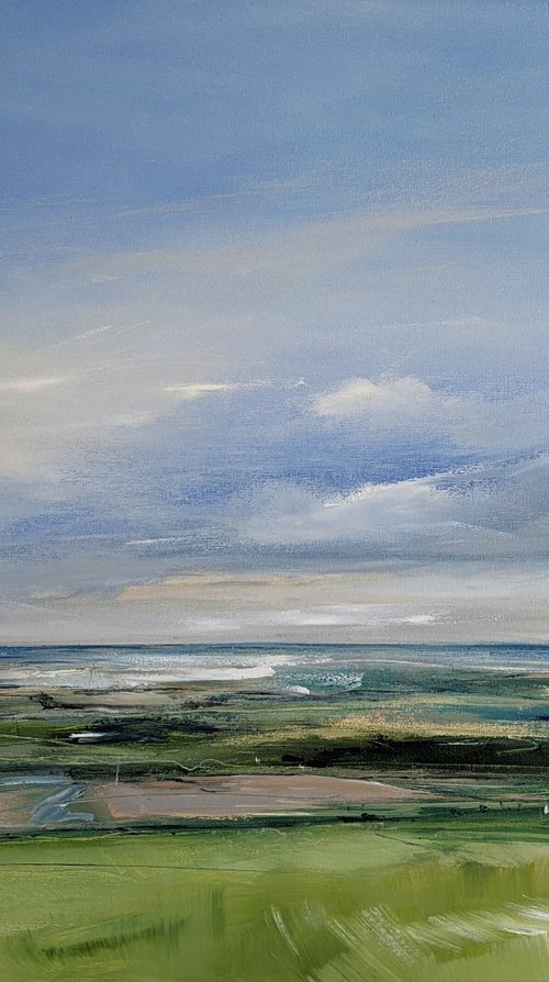 Abstract Coombe Hill Landscape by Jo Earl