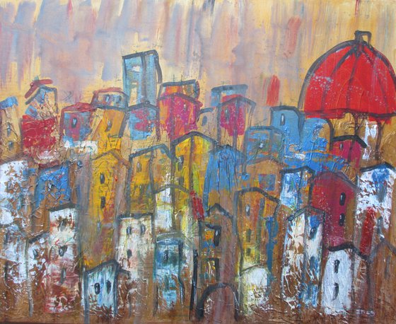 red summer city