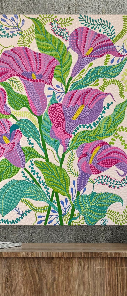 Bouquet of Lilies by Oxana Lazari
