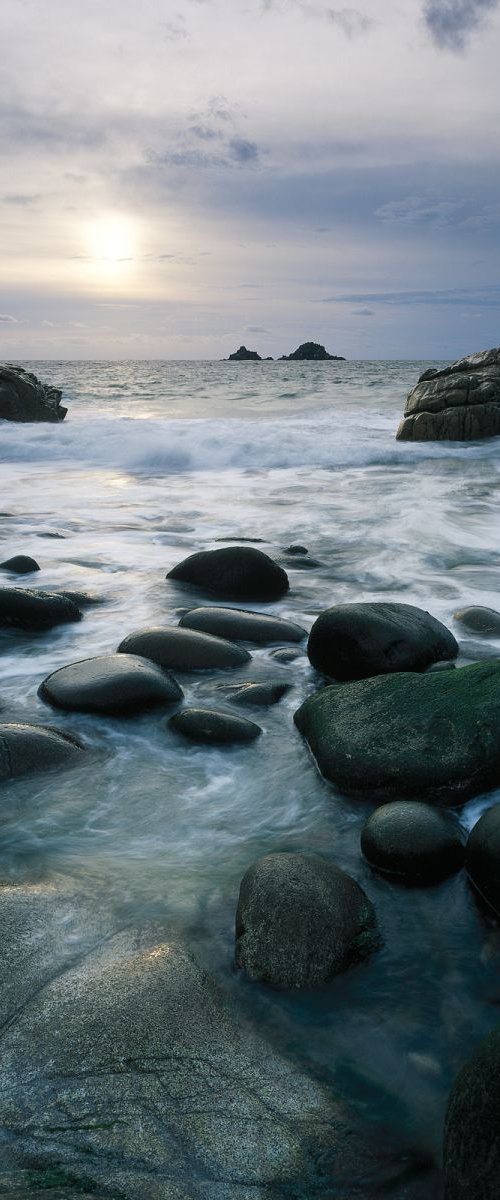 Slate sky at Porth Nanven by Baxter Bradford