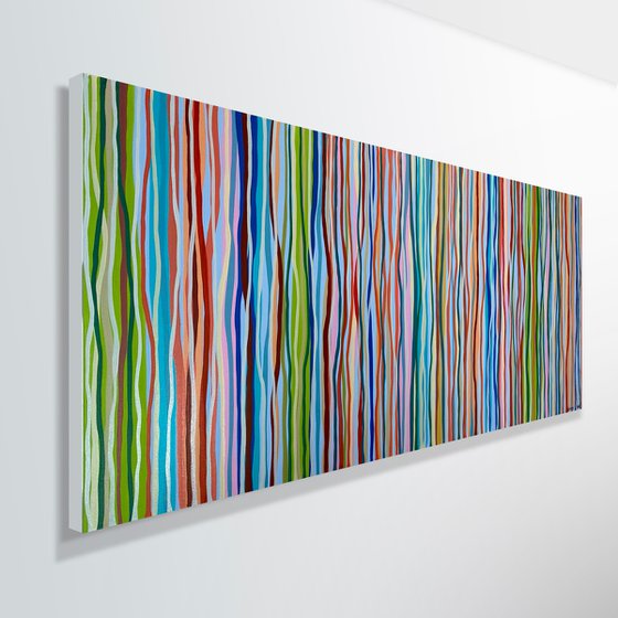 Found Funk - 152 x 61cm acrylic on canvas