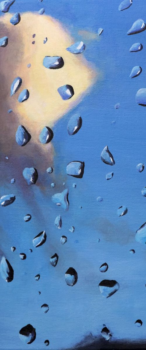 After the rain (the view from Joyce's window) by Amy Devlin
