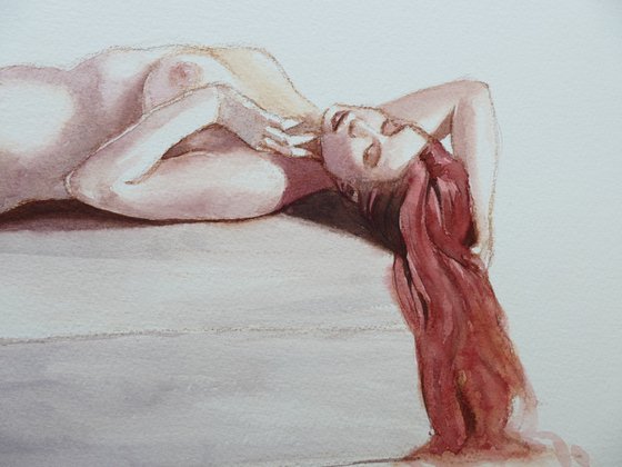 Reclining female nude