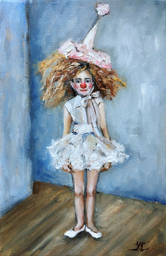 Little Clowness - 20*30 cm / 7,8*11,8 inches