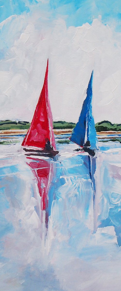 Three Boats by Stuart Roy