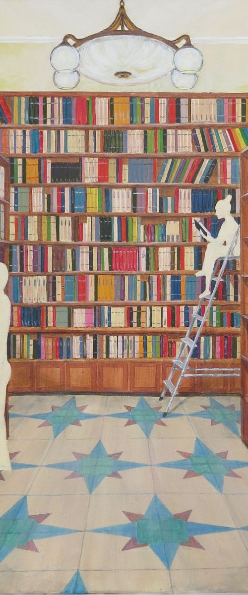 BOOKS, 50*60 by Dmytro Yeromenko