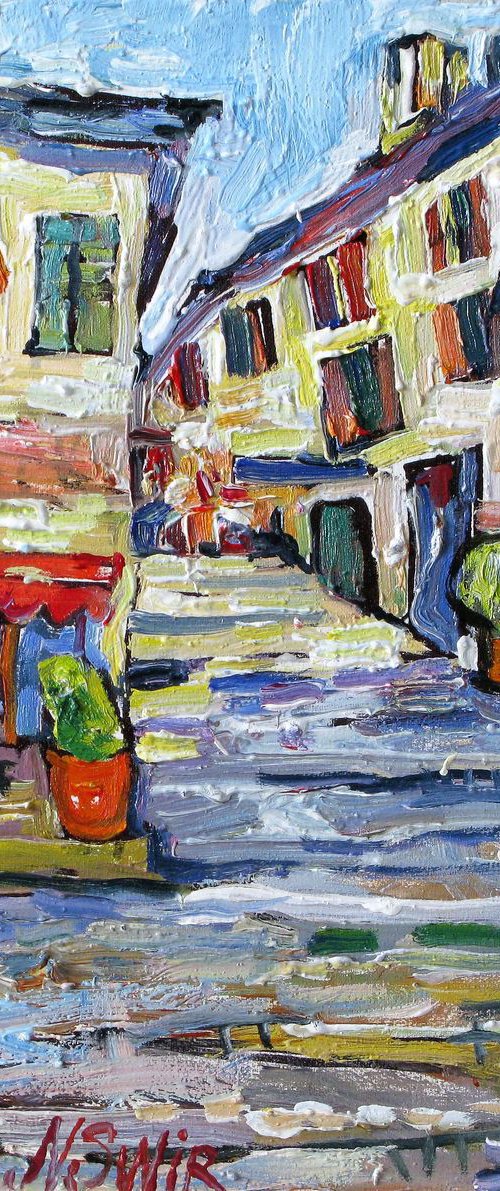 Old street in Provence by Nikifor Swiristuhin