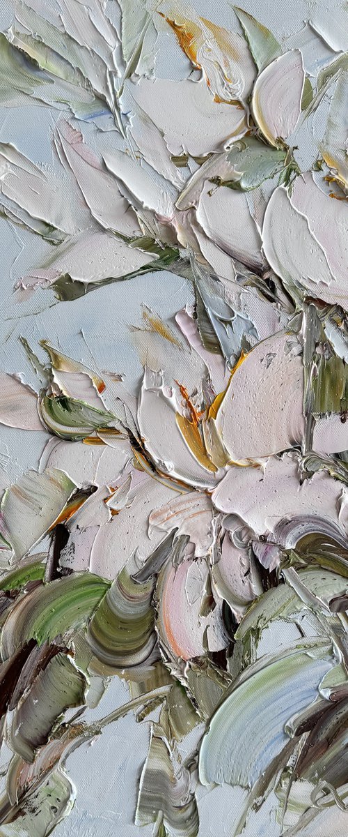 White magnolia No 40 by Liliana Gigovic