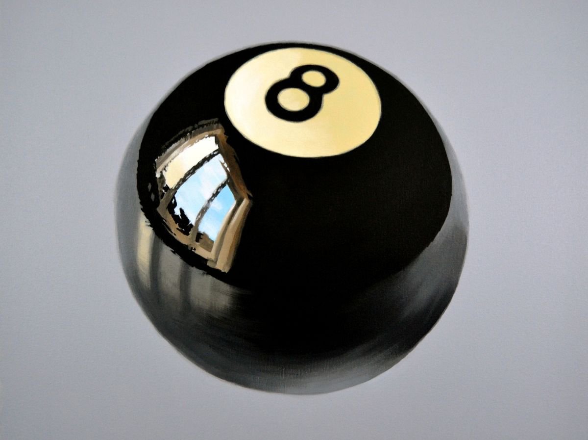 Eight Ball Acrylic painting by Peter Slade | Artfinder