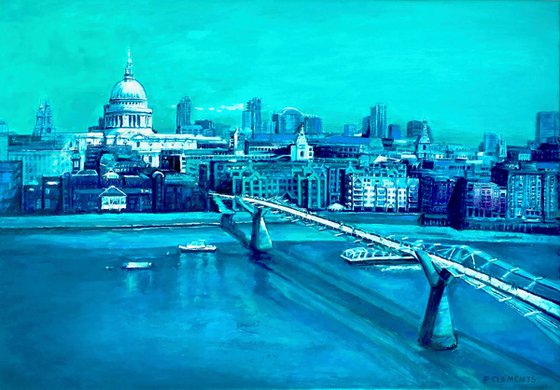 London Blues, St Pauls Cathedral and Millenium Bridge