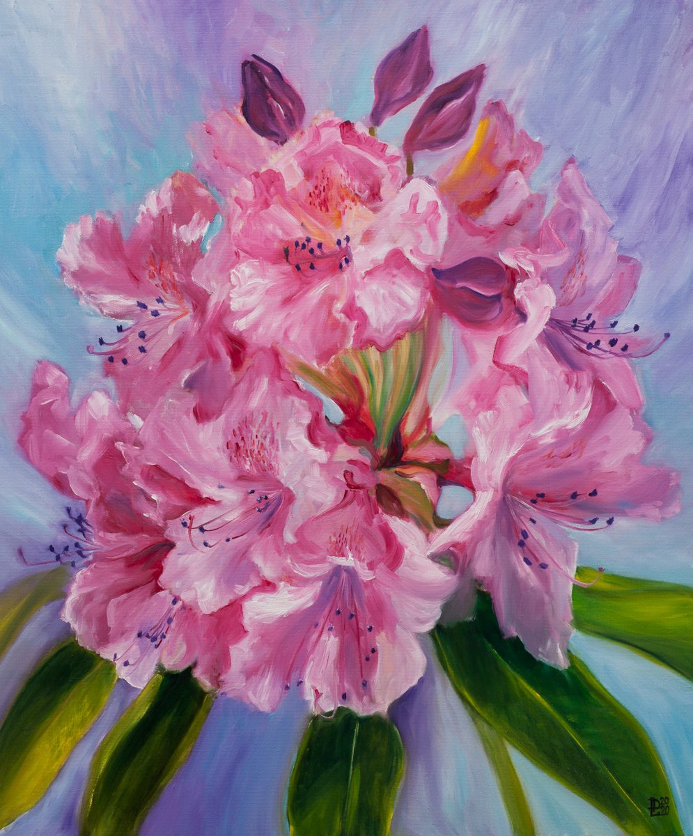 Rhododendron by Liudmila Pisliakova