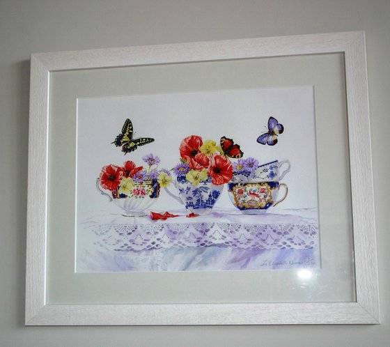 Poppies & Tea Cups