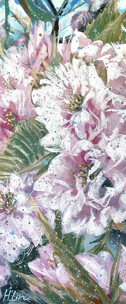 The Love Buzz - Flowering Cherry Blossom by HSIN LIN