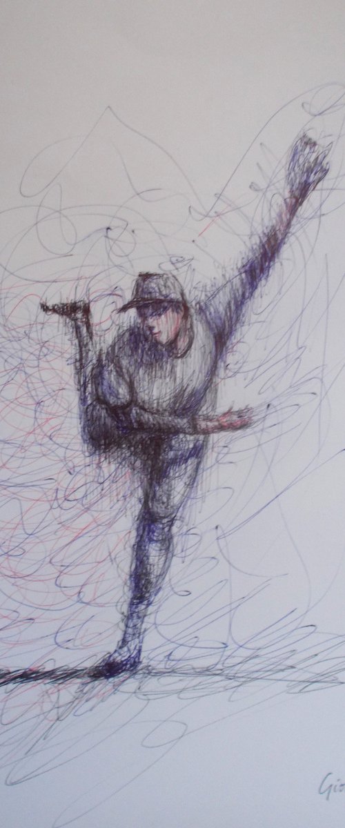 baseball player 8 by Giorgio Gosti