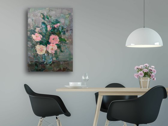 LATE ROSES ( LARGE )